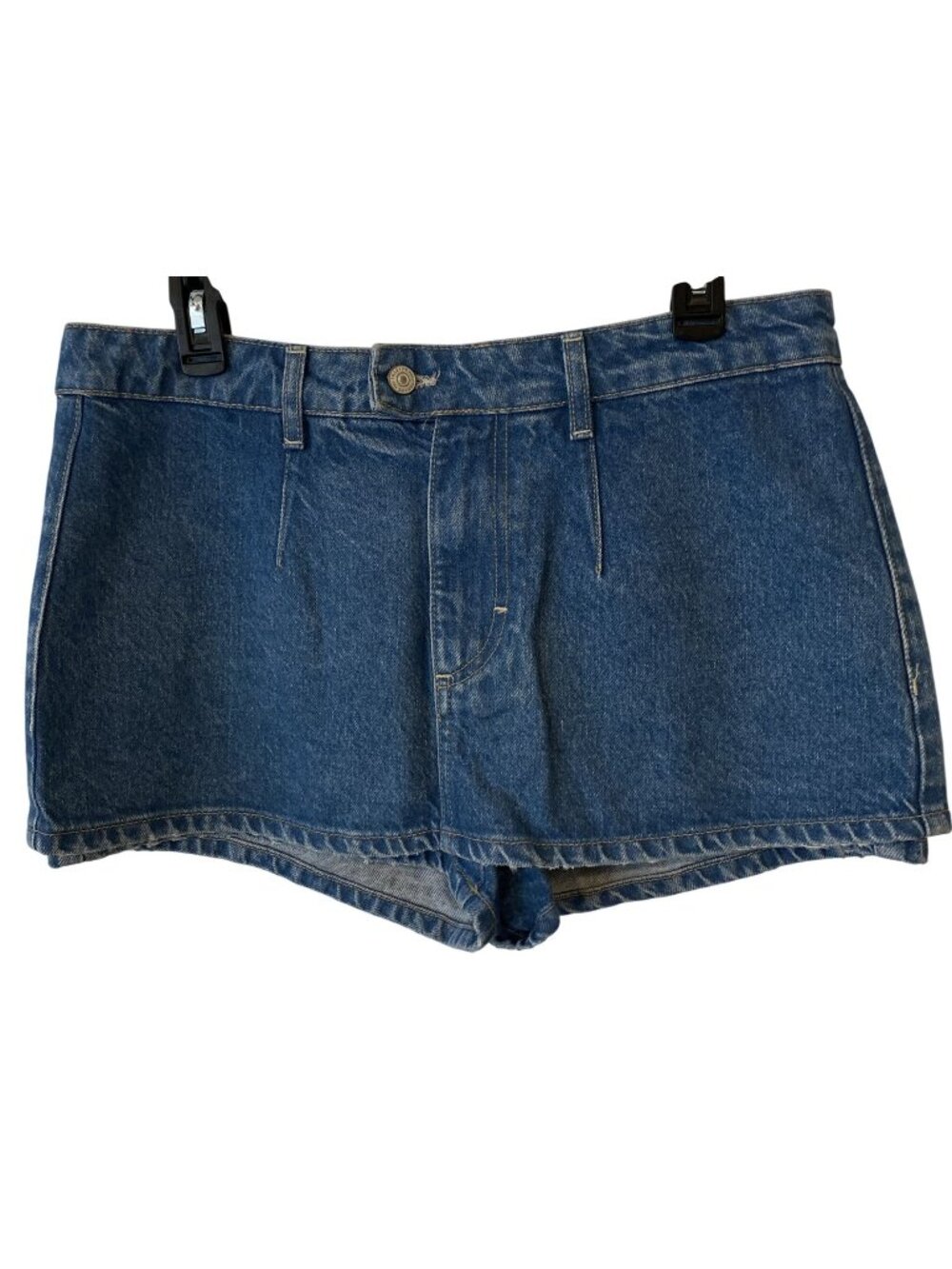 NWT We The Free Womens 30 Gallivanting Low Rise Denim Mini Skort Y2K Blue